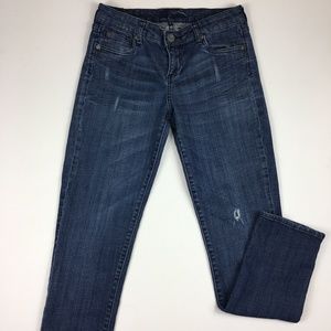 Kut from the Kloth Distressed Straight Leg Jeans